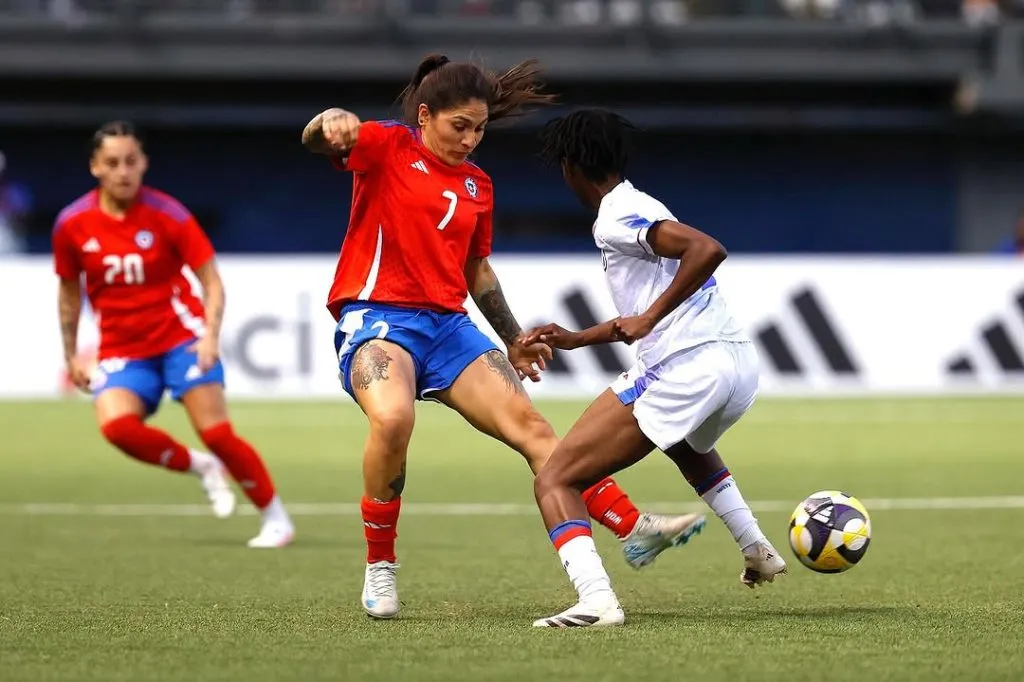 La Selección Chilena Femenina no pudo contra Haití (Carlos Parra/Comunicaciones FFCh)