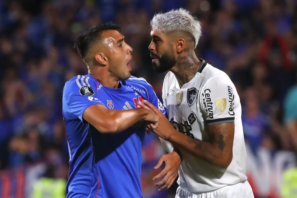 Rodrigo Contreras será el 9 de la U ante Magallanes. Foto: Jonnathan Oyarzun/Photosport