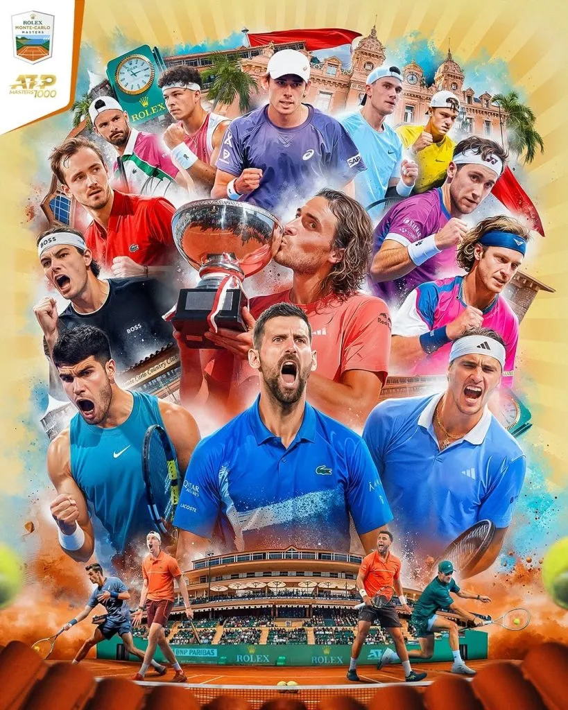 Afiche del Masters de Montecarlo.