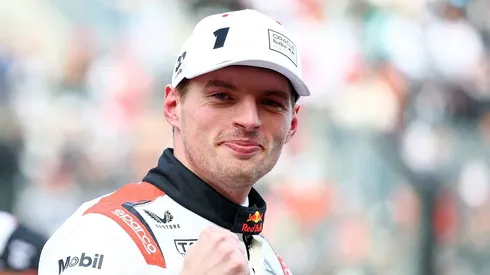 Max Verstappen tras quedarse con la pole del GP de Japón.