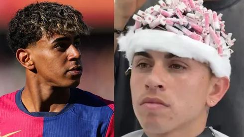 Quiso, aparentemente, hacerse un peinado similar a Lamine Yamal.