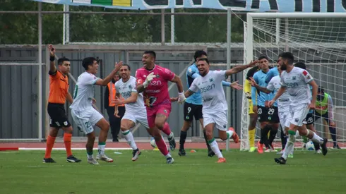 El momento del gol del Pije.