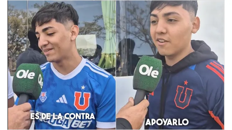 El video viral del hincha de la U que banca a Carlos Palacios