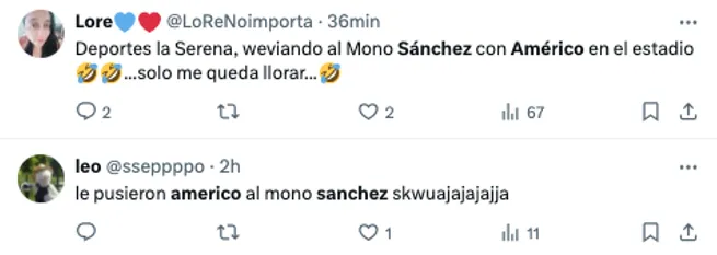 Los hinchas captaron las burlas contra el Mono Sánchez en el clásico entre La Serena y Coquimbo Unido