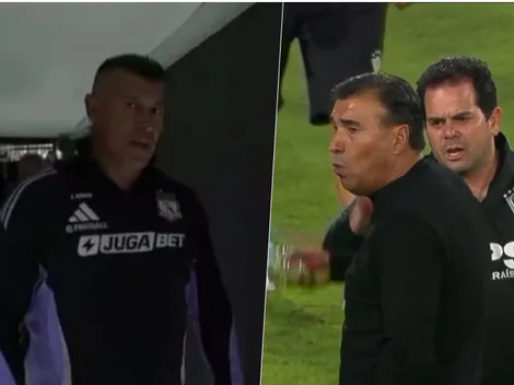 Almirón y Robles se pelean al final del partido de Copa Chile