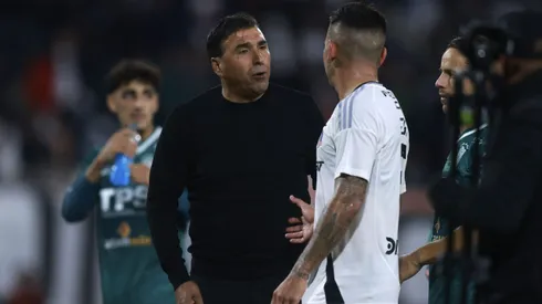 Robles conversó con Méndez al final del partido cuando estaba todo caliente