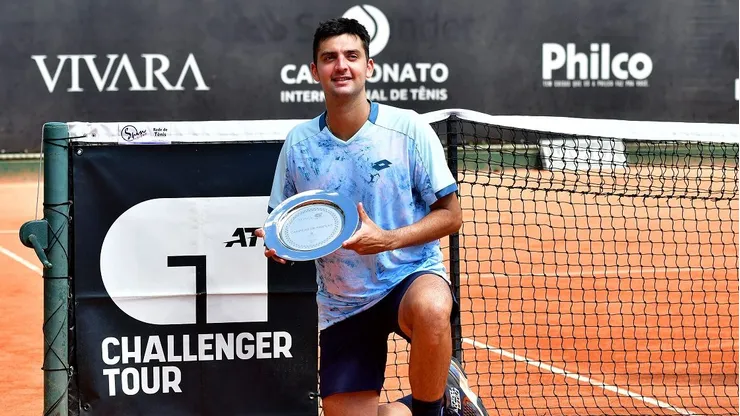 Tomás Barrios se corona en el Challenger de Campinas 2025.