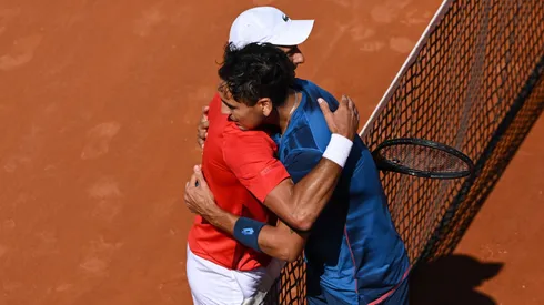 Novak Djokovic y Alejandro Tabilo