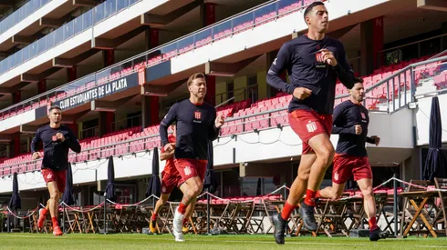 Estudiantes define su formación ante la U por Copa Libertadores.