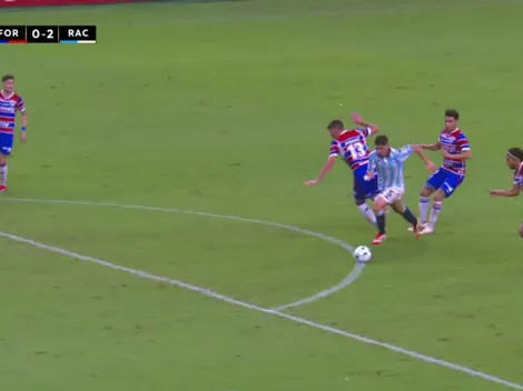 Figura de Racing y autor de jugada maradoniana no estará ante Colo Colo