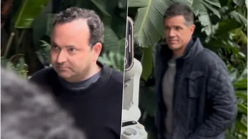 El abogado José Ramón Carrasco y Michael Clark en Argentina.