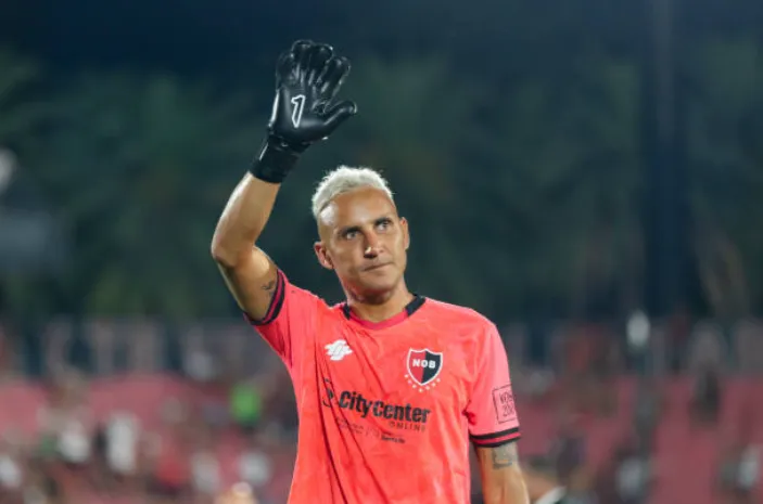 Keylor Navas se transformó rápido en una figura de Newell’s. (Getty Images).