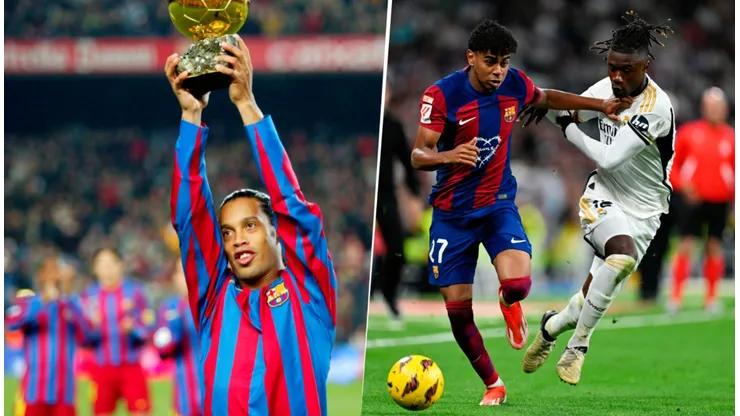 Ronaldinho se la jugó por Lamine Yamal como próximo ganador del balón de oro