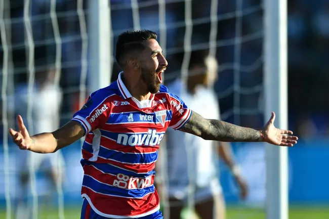 Juan Martín Lucero ha marcado 54 goles en 143 partidos por Fortaleza de Brasil. (Marcelo Endelli/Getty Images).