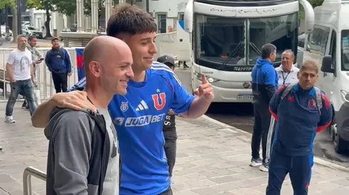 Lorenzetti llegó a saludar a ex compañeros de la U. de Chile