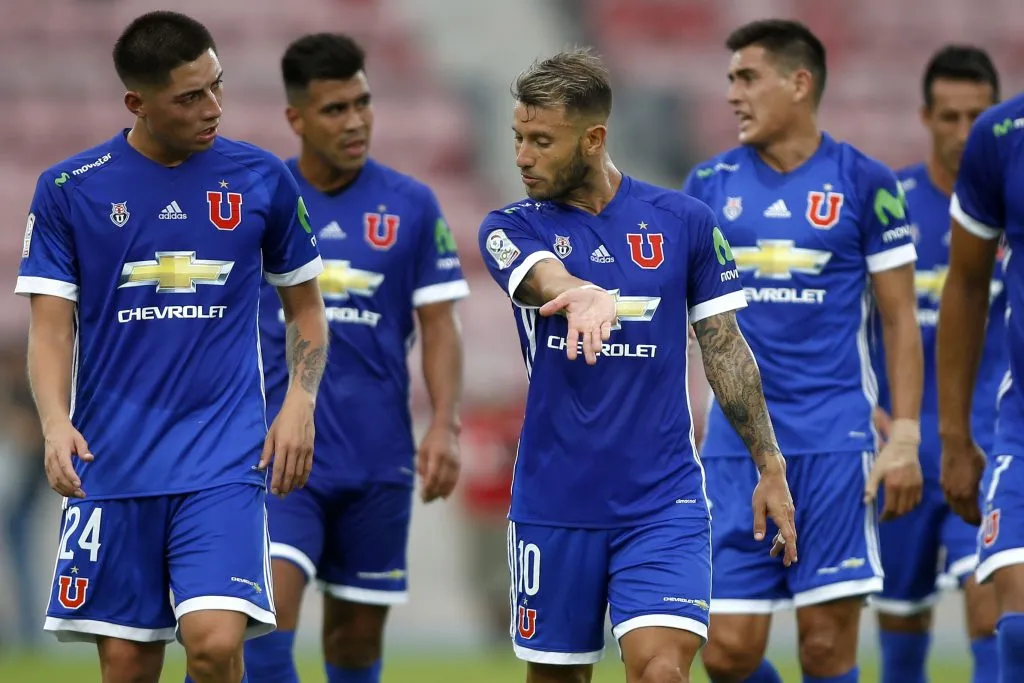 Gastón Fernández dejó a los azules a los pocos meses en 2017. Foto: Andres Pina/Photosport