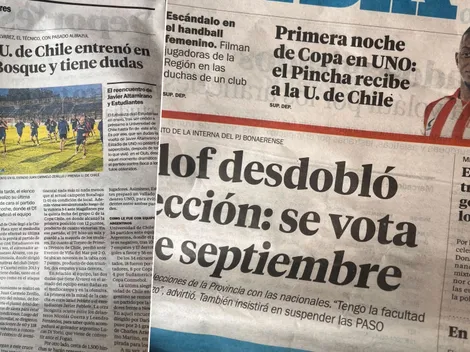 La prensa argentina en llamas por el Estudiantes vs U