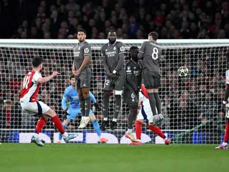 Golazos descomunales de Rice: Arsenal golea y complica al Real Madrid