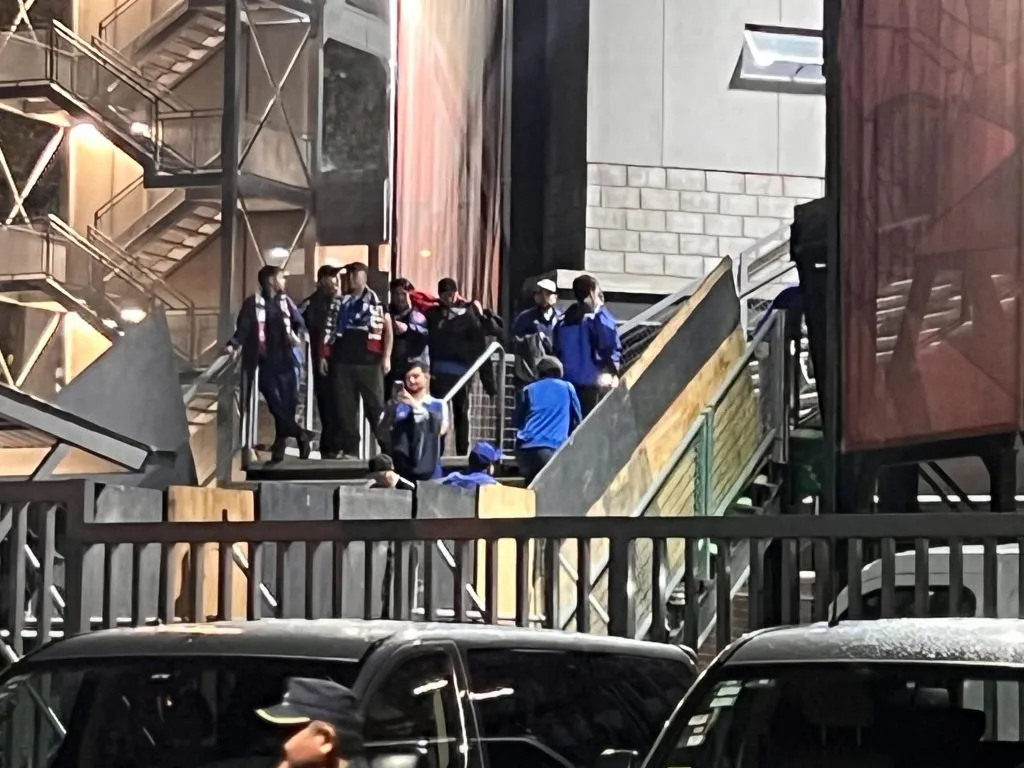 Los problemas en los accesos al estadio UNO de La Plata. Foto: Cristian Fajardo/Redgol.