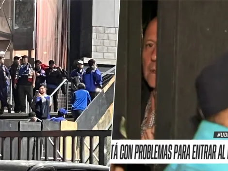 Caótico ingreso de los hinchas de la U al estadio de La Plata