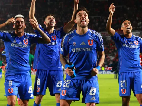 Eufórico festejo de la U con dedicatoria a Colo Colo