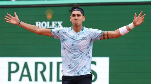 Alejandro Tabilo tras vencer a Novak Djokovic