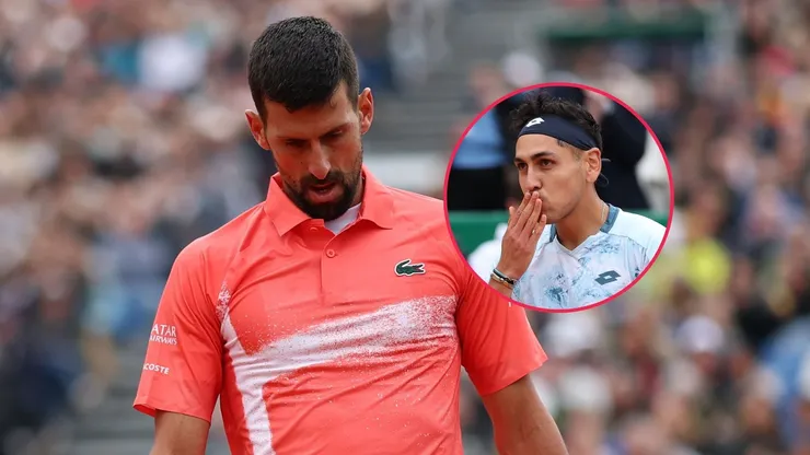 Novak Djokovic y Alejandro Tabilo