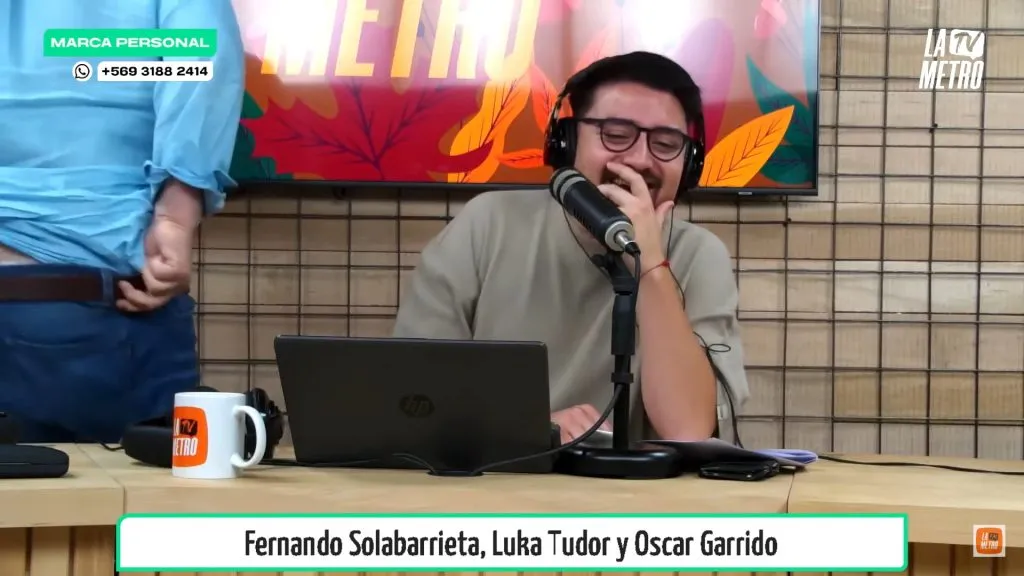 Luka Tudor a la izquierda, antes de hacer el cara pálida