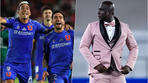 Mansa foto que se sacaron los jugadores de la U de chile y Segundo Castillo.