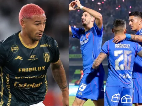 Volante de Carabobo queda loco con jugador de la U