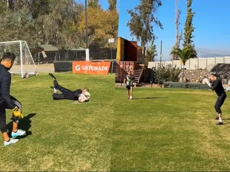 Lindas imágenes: Cristóbal Campos volvió a jugar al fútbol