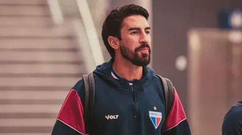 Juan Martín Lucero llegó junto a Fortaleza a Santiago de Chile.