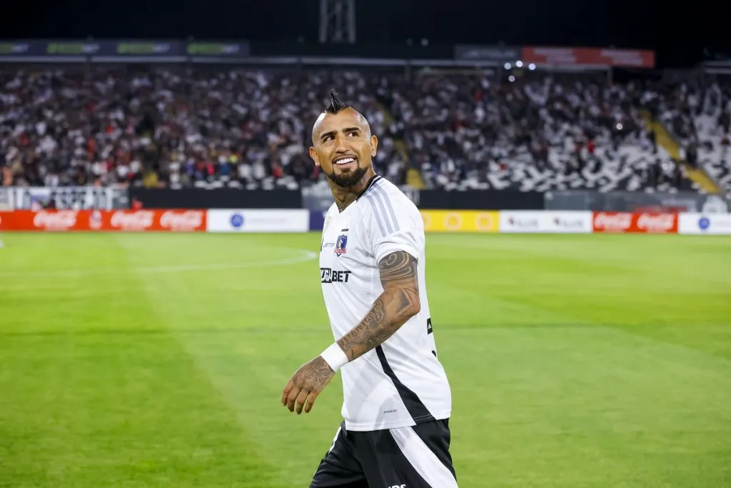 Arturo Vidal felicitó a U de Chile, pero criticó a la prensa chilena. Foto: Pepe Alvujar/Photosport