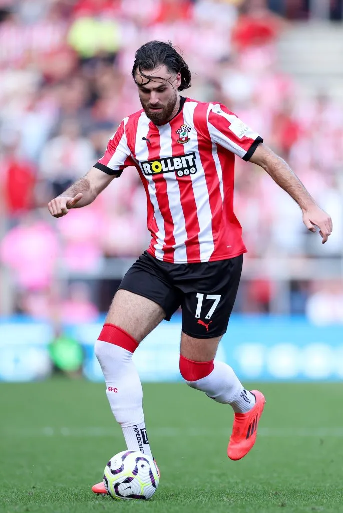 Ben Brereton conoció un gran secreto sobre su llegada al Southampton el año pasado. Foto: Getty Images.