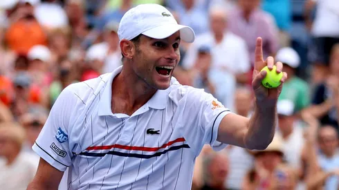 Andy Roddick durante el US Open 2012.