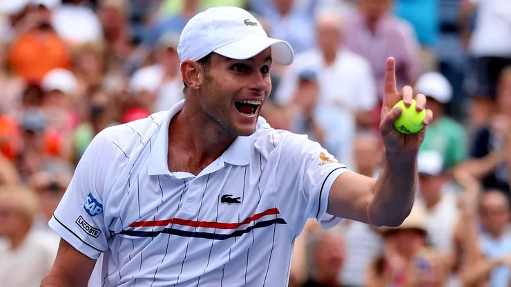 Andy Roddick durante el US Open 2012.