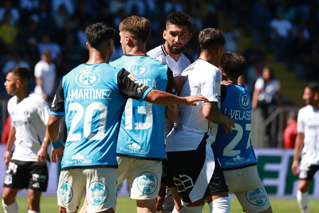 Emiliano Amor será titular en Colo Colo y Jorge Almirón quiere aprovechar su altura ante Fortaleza. Foto: Photosport.