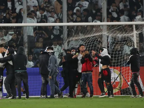 El momento exacto en que delincuentes provocan suspensión del partido