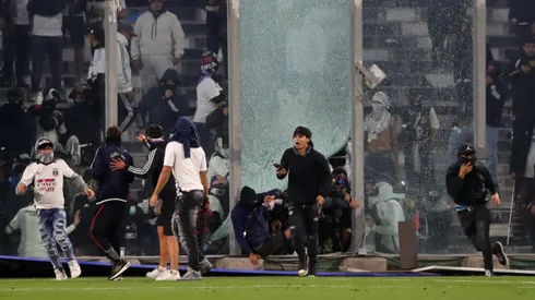 La suspensión del partido de Colo Colo.