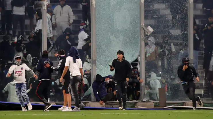 La suspensión del partido de Colo Colo.