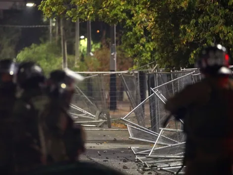 No se vio en TV: Impactante registro del caos afuera del Monumental