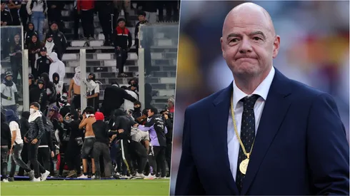 Gianni Infantino no quedó indiferente a lo ocurrido con Colo Colo en Copa Libertadores.