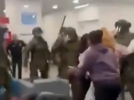 Video muestra a Carabineros enfrentando a familiares de hinchas fallecidos