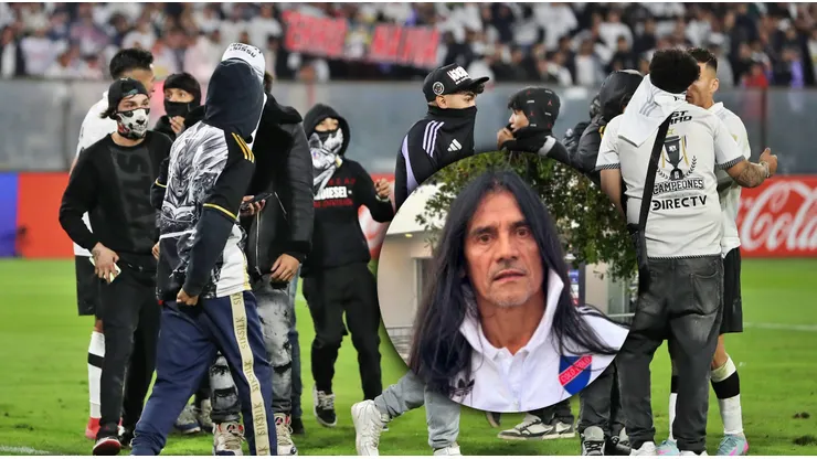 Gabriel Mendoza llegó como un hincha más a ver a Colo Colo.