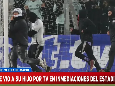 Mujer llama a la TV y acusa que su hijo es uno de los que invadió la cancha