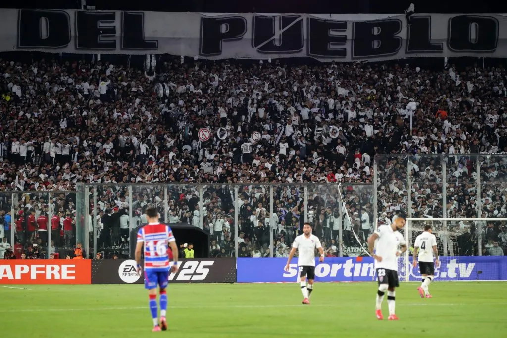 El partido entre Colo Colo y Fortaleza se canceló. Foto:  Jonnathan Oyarzun/Photosport