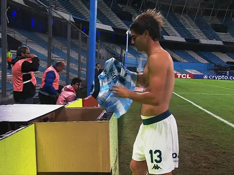 El momento viral en el final de un partido de Libertadores
