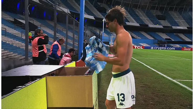 El momento viral en el final de un partido de Libertadores