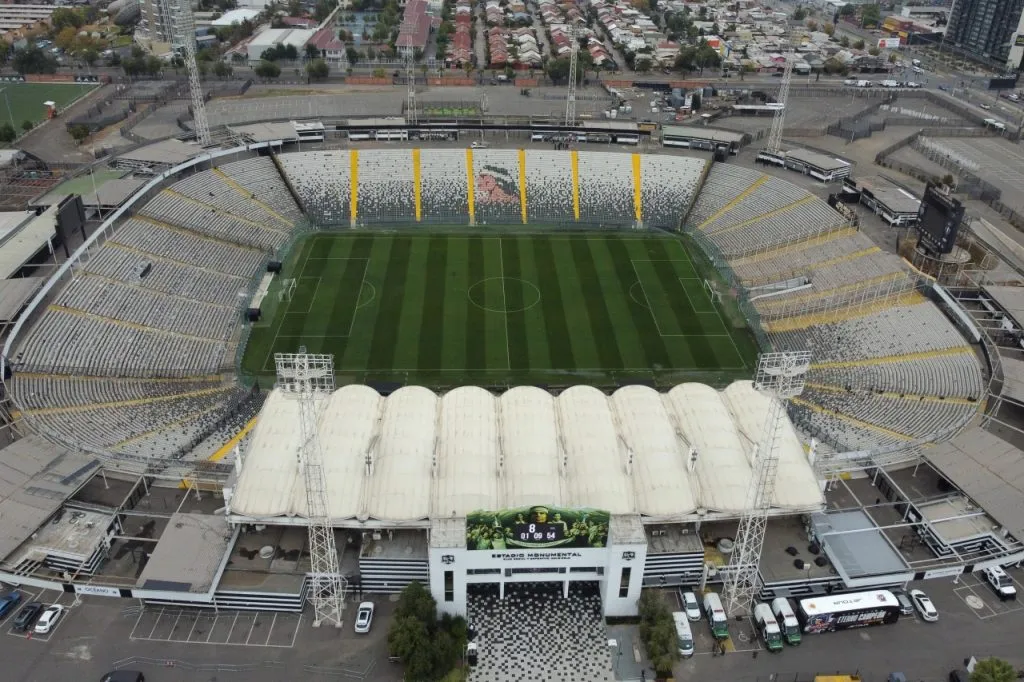 El Estadio Monumental vacío, así jugará Colo Colo durante gran parte del 2025 (Photosport)