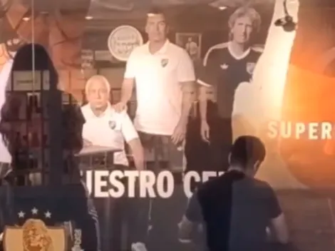 Video capta a trabajadores de Adidas removiendo publicidad de Colo Colo